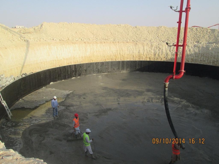 Construction of 40m Elevated Water Tank with Water Pipeline Network